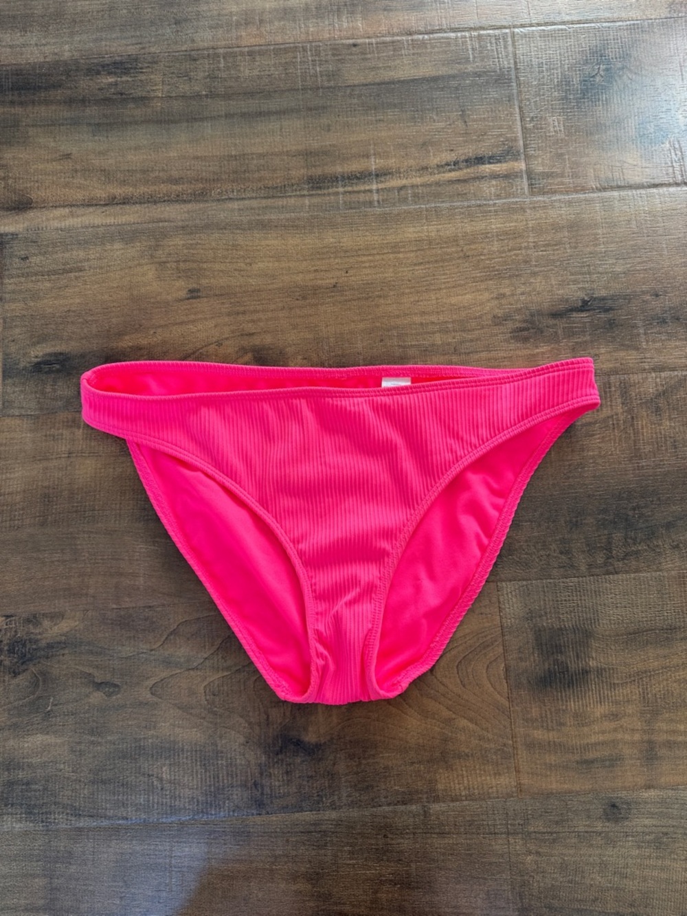 Hollister Neon Pink Ribbed Bikini Bottom